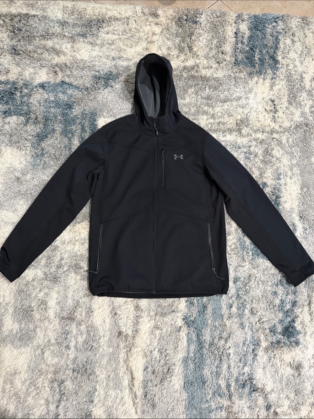 Men’s Under Armour Black Hooded Performance Jacket